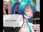 【AR fight Coronavirus】Social Distancing with Miku | WebXR / Chrome 81 / "WebXR Incubations" flag ON to enable DOM overlay and light estimation