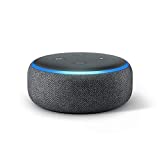Echo Dot (3. Gen.) Intelligenter Lautsprecher mit Alexa, Anthrazit Stoff