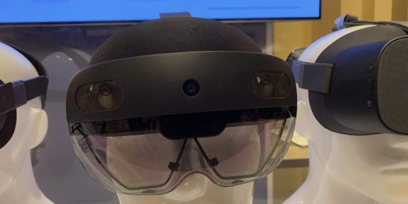 Microsoft's HoloLens 2.