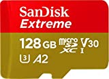 SanDisk Extreme microSDXC 128GB + SD Adapter + Rescue Pro Deluxe 160MB/s A2 C10...