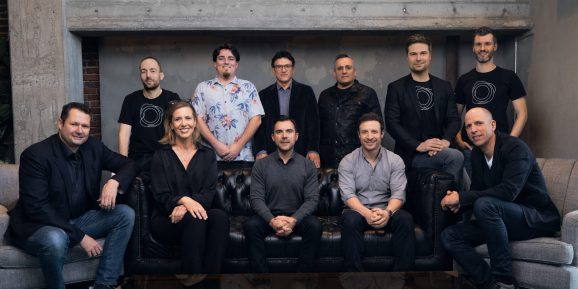 Holoride's new advisory board includes (clockwise from top center) Anthony & Joseph Russo, Nils Wollny, Daniel Profendiner, Thomas Alt, Greg Castle, Todd Makurath, Kathleen Cohen, Dirk Ahlborn, Marcus Kuehne, and Palmer Luckey.