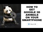 Take selfie with Google's New AR 3D animals