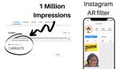 How my friend got 1.4 Million impressions on her Instagram AR filter