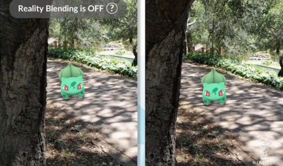 Niantic's reality blending tech lets Pokemon creatures hide.