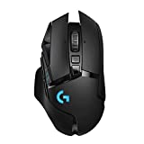 Logitech G502 LIGHTSPEED kabellose Gaming-Maus, HERO 16000 DPI Sensor, Wireless...