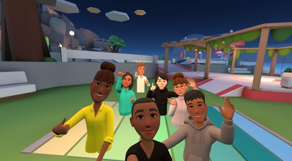 The Plaza in Facebook Horizon.