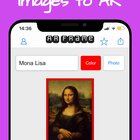 AR Frame, the “image to AR” iOS app