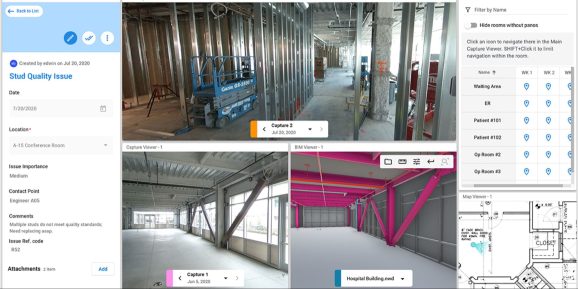 Cupix construction walkthrough for Digital Twin