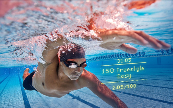 Form Smart Swim Goggles tell you your time and how many laps you've done.