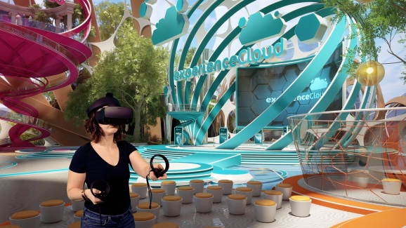 Rooom lets people navigate to a 3D event.