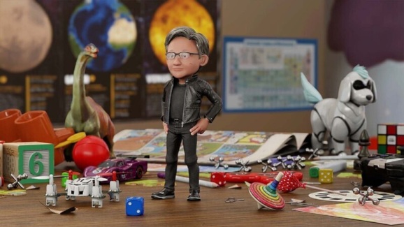 Jensen Huang, CEO of Nvidia, introduces Omniverse Avatar.