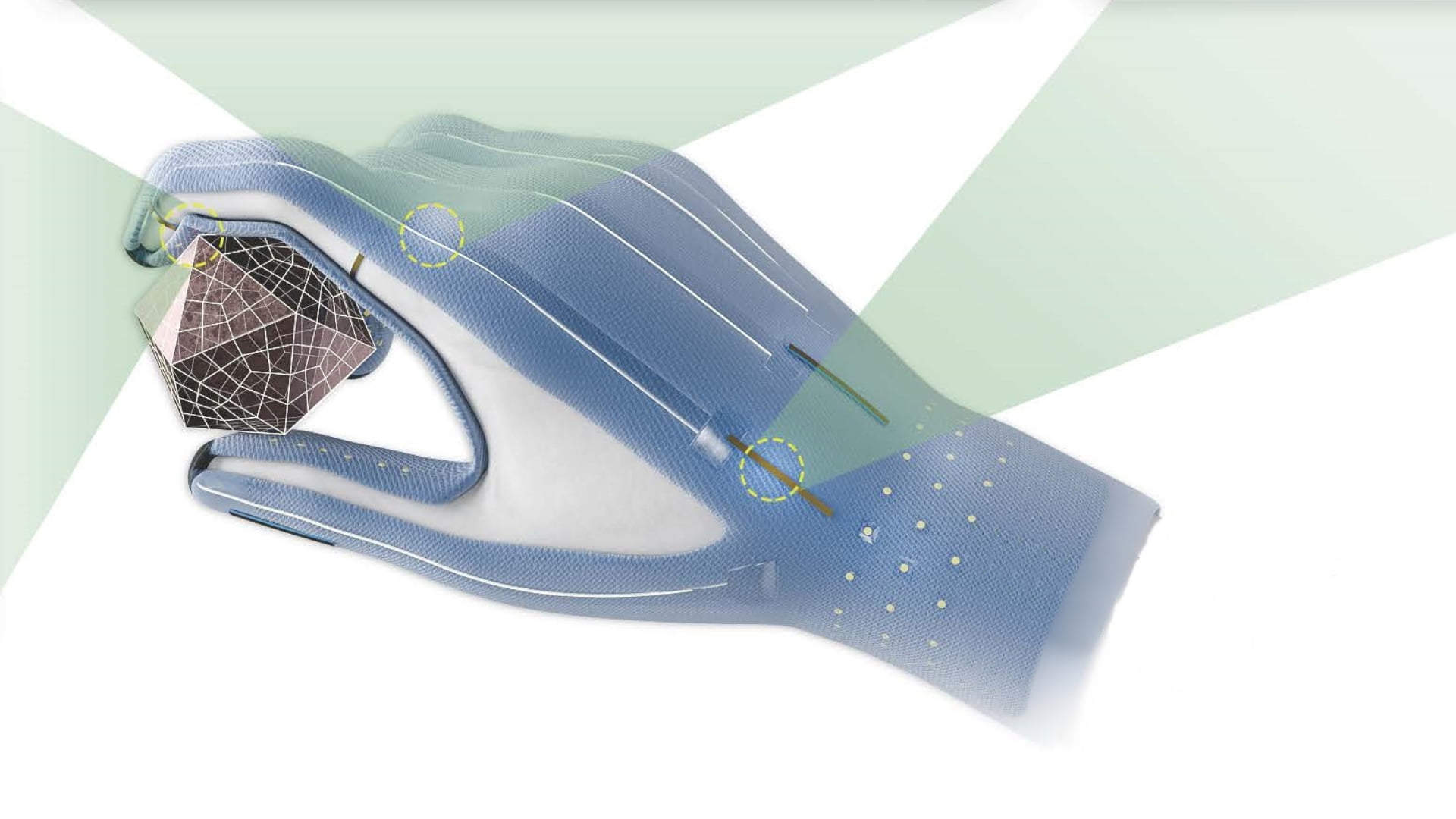 Forschende arbeiten an einem VR-Handschuh, der maßgeschneidert aus dem 3D-Drucker kommen soll – ausgestattet mit künstlichen Muskeln.